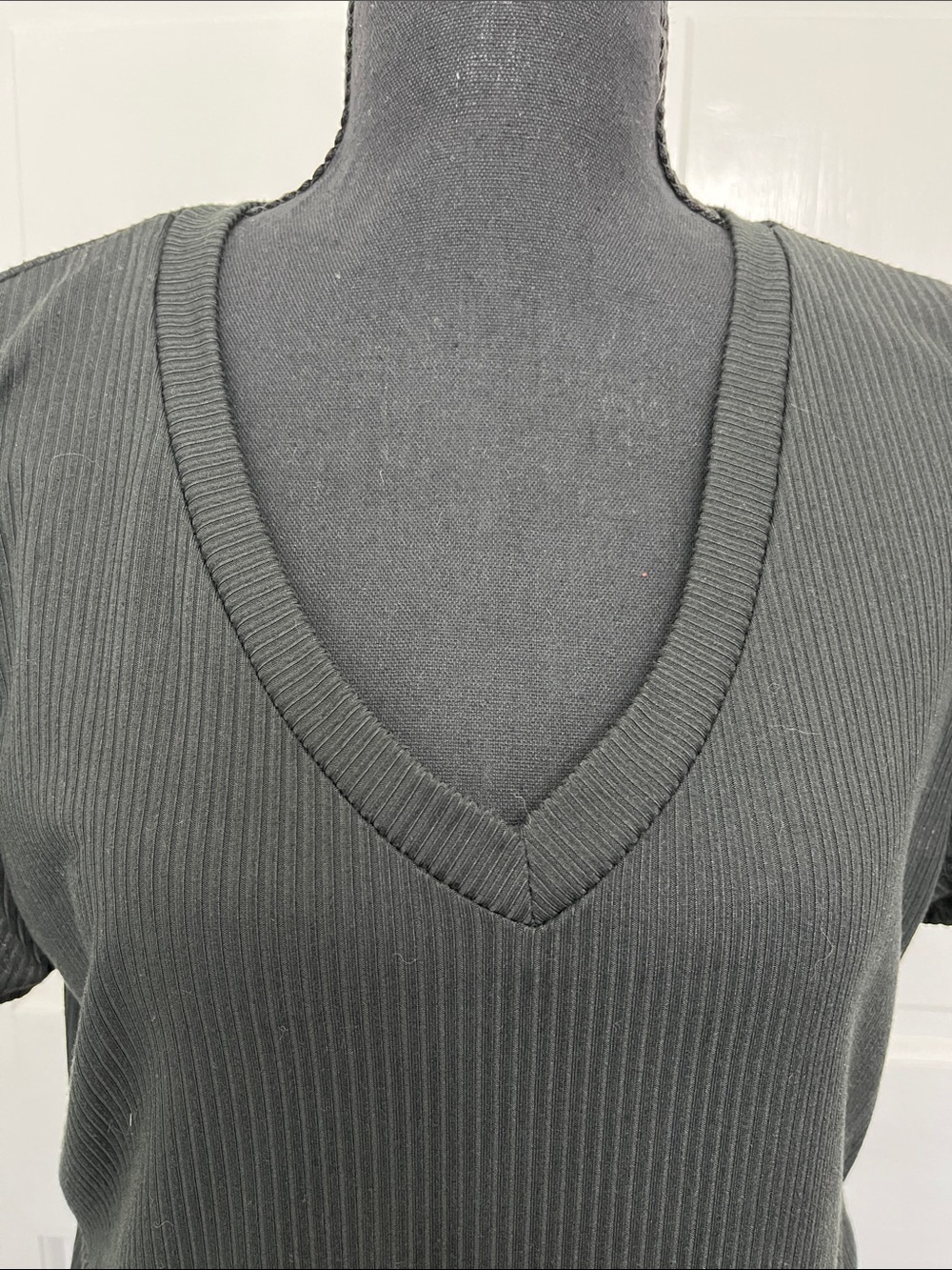 Pulse Black Ribbed Knit Dress - Picture 4 of 7